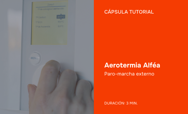 Instrucciones para activar la función paro-marcha mediante una señal externa.